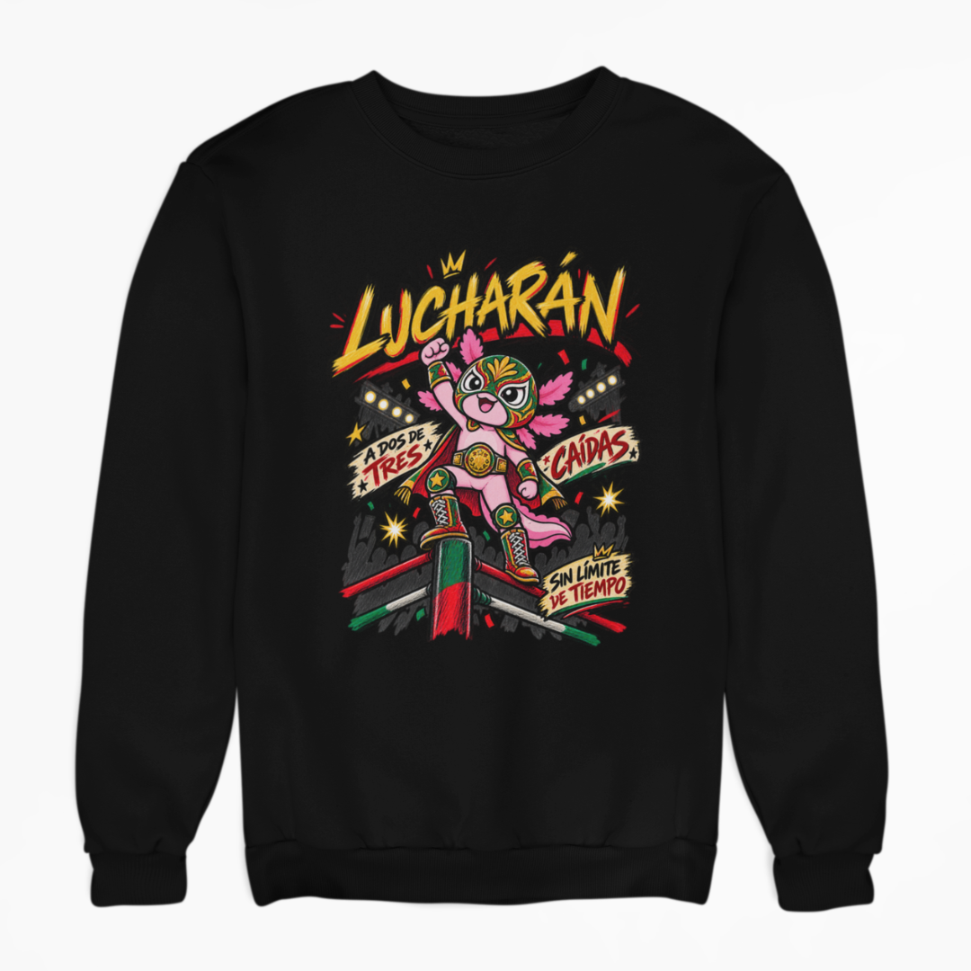 Sudadera Ajolotito Lucharán Unisex