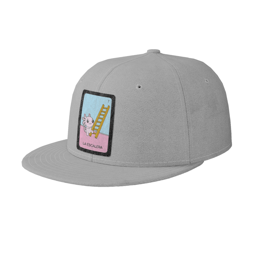 Gorra Unisex Plana Axoloteria La Escalera Ajolote