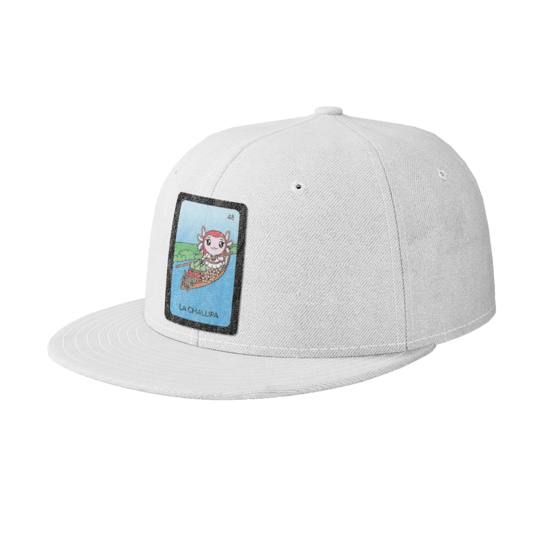 Gorra Unisex Plana Axoloteria La Chalupa Ajolote