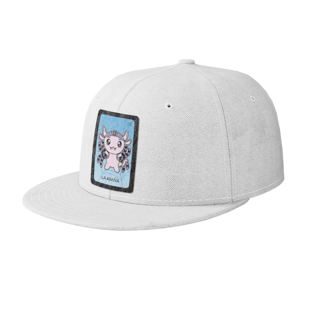 Gorra Unisex Plana Axoloteria La Araña Ajolote