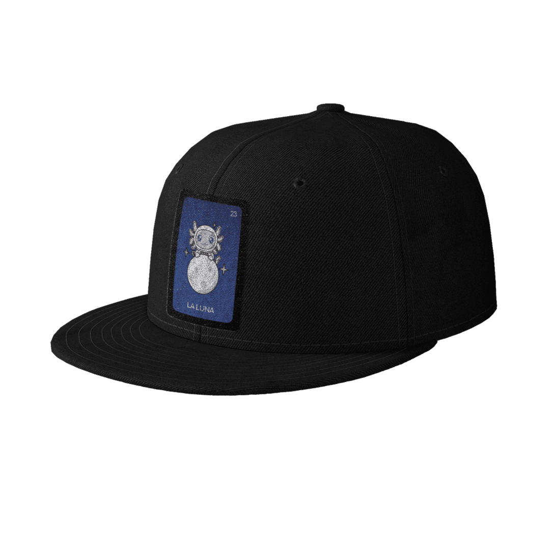 Gorra Unisex Plana Axoloteria La Luna Ajolote