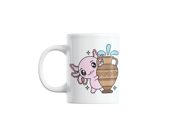 Taza Axolotzin Horóscopos Acuario Ajolote