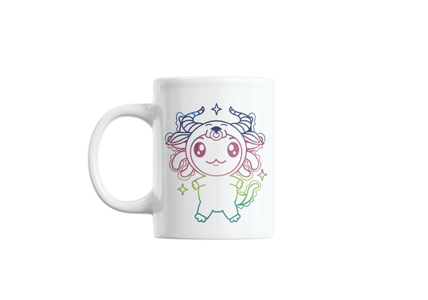 Taza Holográfica Axolotzin Horóscopos Tauro Ajolote