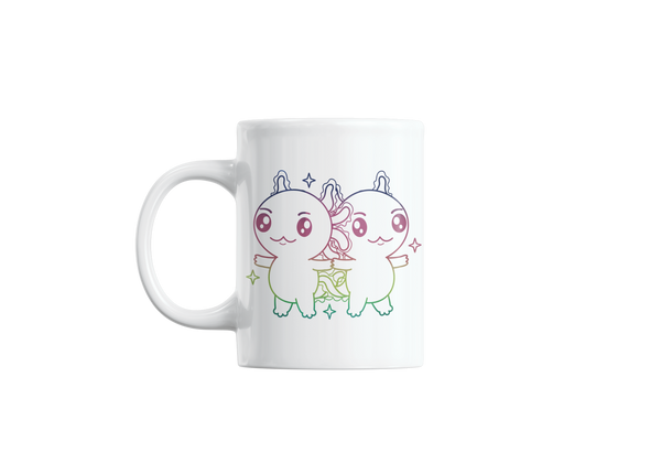 Taza Holográfica Axolotzin Horóscopos Géminis Ajolote