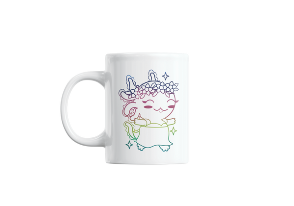 Taza Holográfica Axolotzin Horóscopos Virgo Ajolote