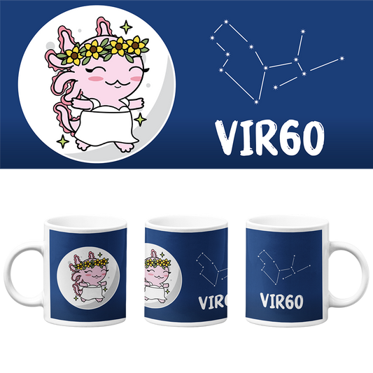 Taza Vers. 2 Axolotzin Horóscopos Virgo Ajolote