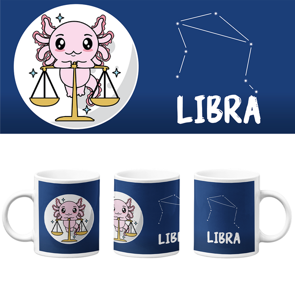 Taza Vers. 2 Axolotzin Horóscopos Libra Ajolote