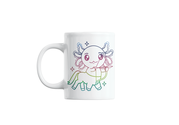 Taza Holográfica Axolotzin Horóscopos Sagitario Ajolote