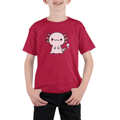 Playera Ajolote Sentado Xo The Monster Adulto E Infantil