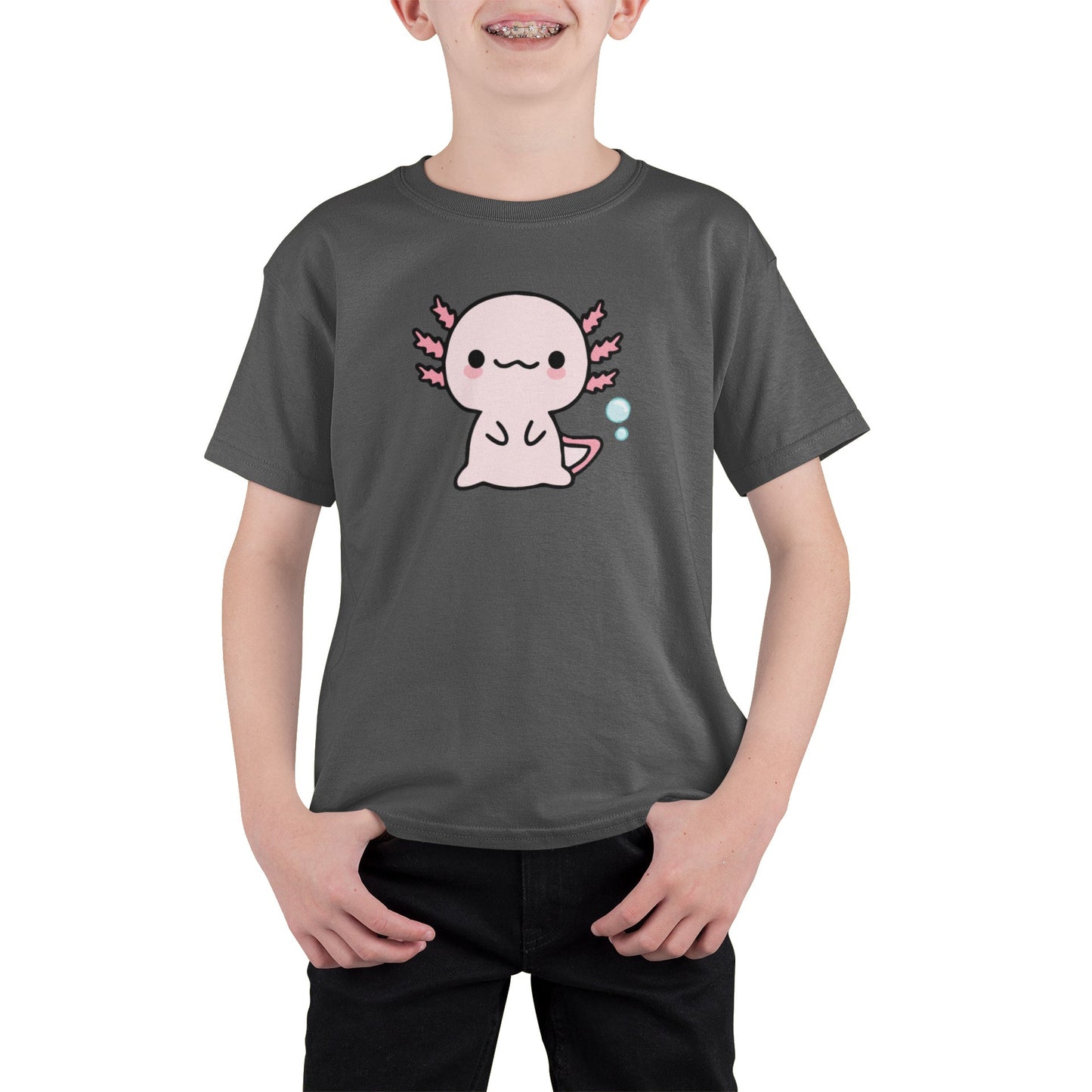 Playera Ajolote Sentado Xo The Monster Adulto E Infantil