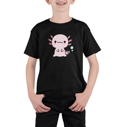 Playera Ajolote Sentado Xo The Monster Adulto E Infantil