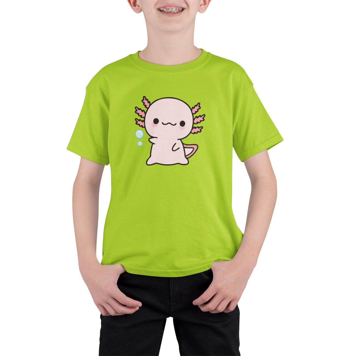Playera Ajolote Saludando Xo The Monster Adulto E Infantil