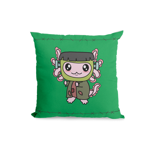 Funda Cojin Decorativo Frankenstein Axolotzin