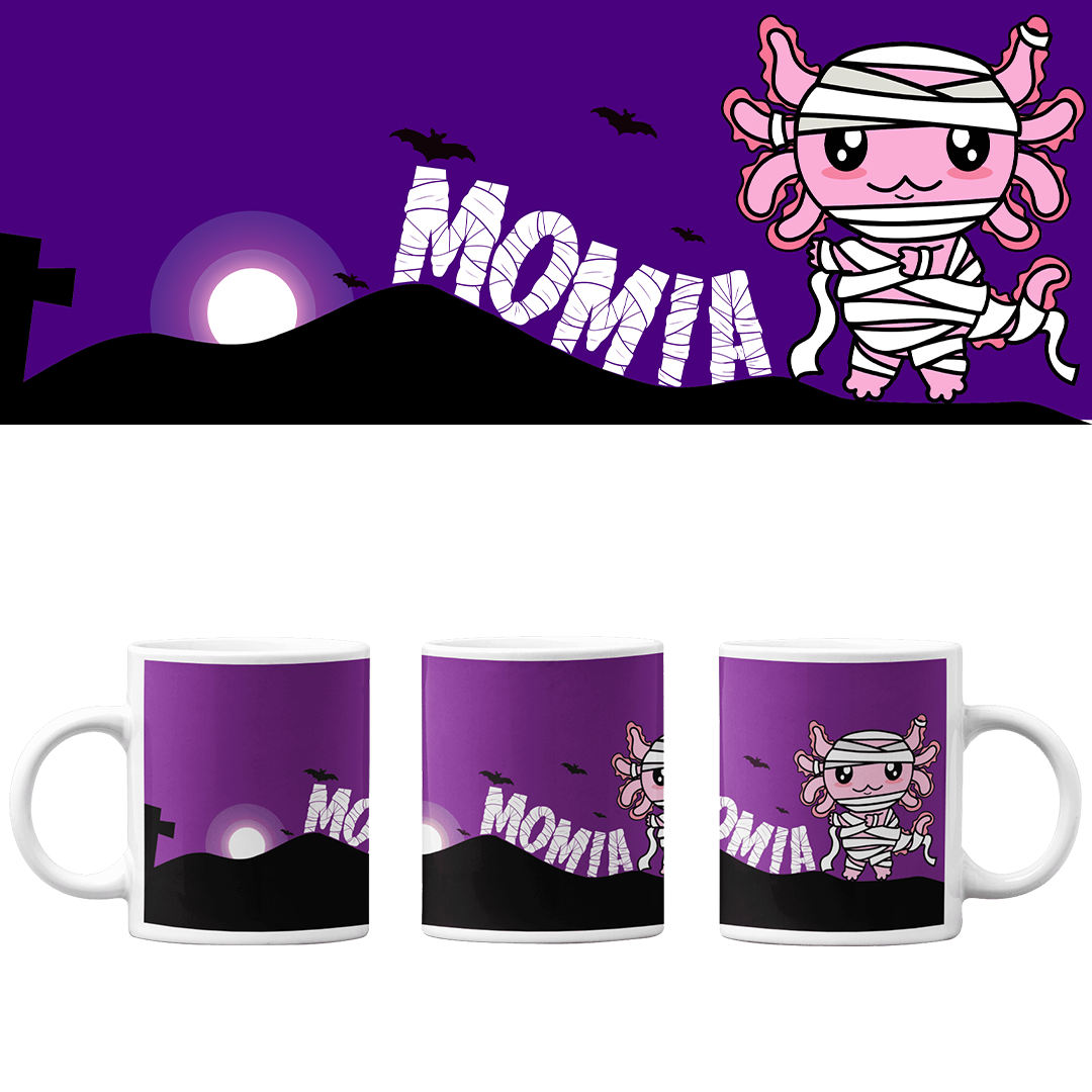 Taza Vers 2 Axolotzin Momia Ajolote