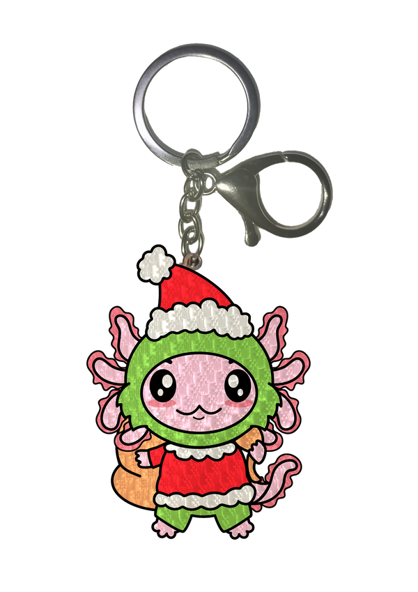 Llavero Axolotzin Grinch Ajolote