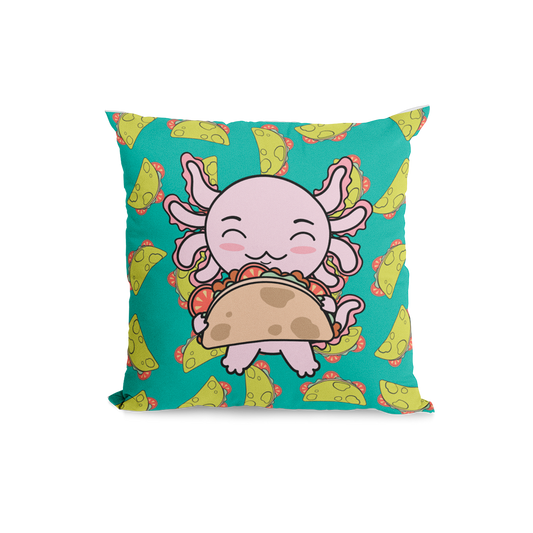 Funda Cojin Decorativo Taco Axolotzin