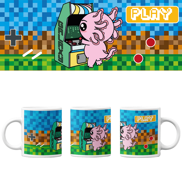 Taza Vers 2 Axolotzin Arcade Ajolote