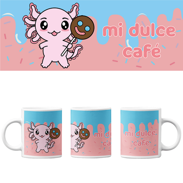 Taza Vers 2 Axolotzin Paleta Sonrisa Ajolote