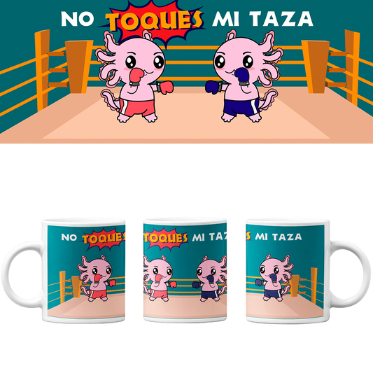 Taza Vers 2 Axolotzin Boxeador Ajolote