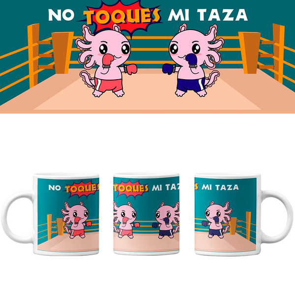 Taza Vers 2 Axolotzin Boxeador Ajolote