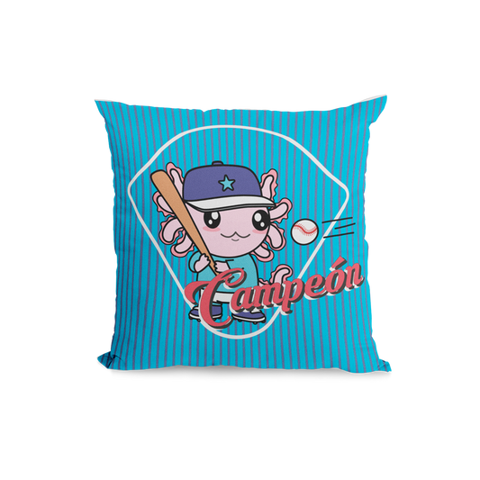 Funda Cojin Decorativo Beisbolita Axolotzin