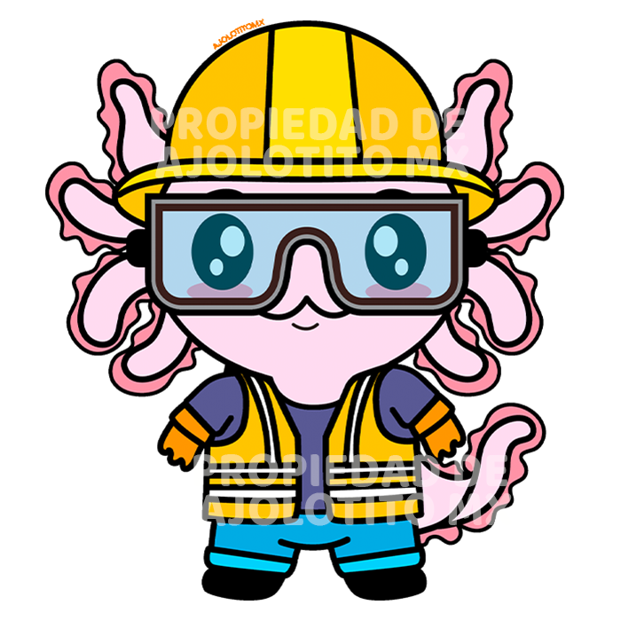 Sticker Axolotzin Constructor Ajolote