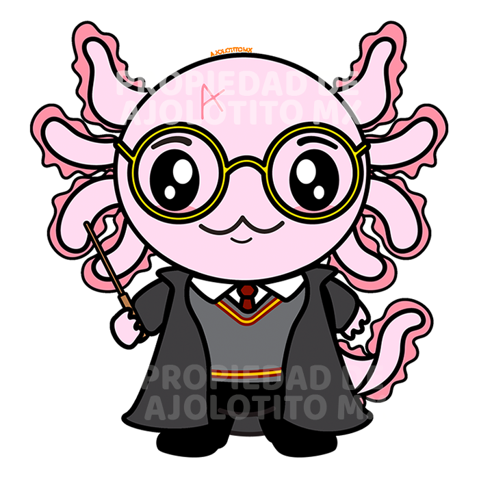 Sticker Axolotzin Maguito Ajolote