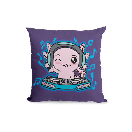Funda Cojin Decorativo DJ Axolotzin