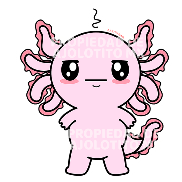 Sticker Axolotzin Molesto Ajolote