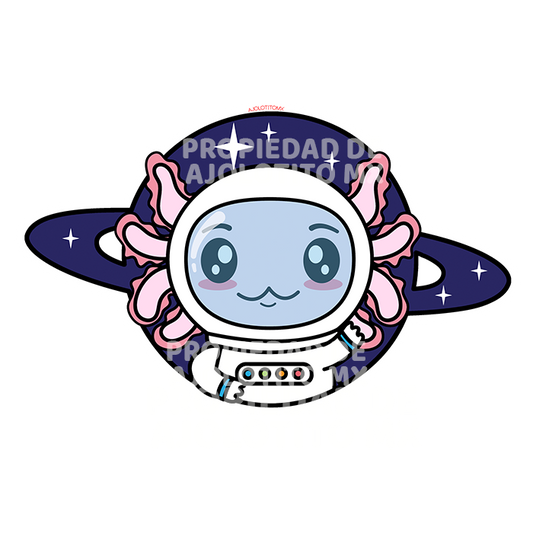 Sticker Axolotzin Universo Ajolote