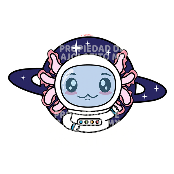 Sticker Axolotzin Universo Ajolote