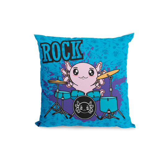 Funda Cojin Decorativo Baterista Axolotzin