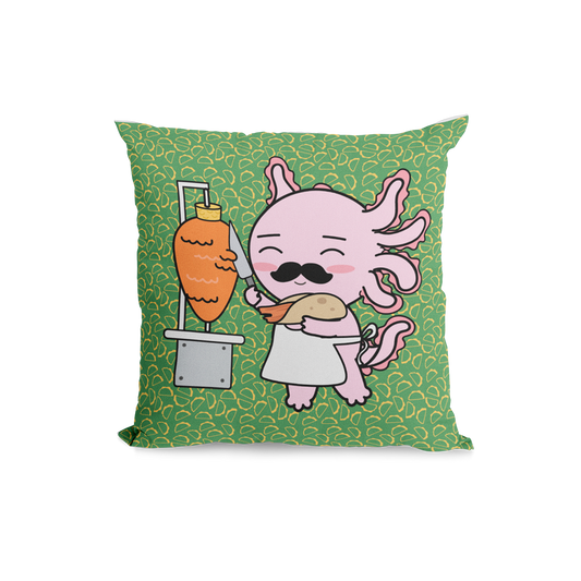 Funda Cojin Decorativo Taquero Axolotzin