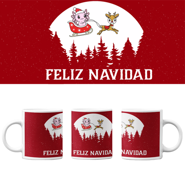 Taza Vers 2 Axolotzin Trineo Ajolote