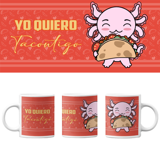 Taza Vers 2 Axolotzin Taco Ajolote