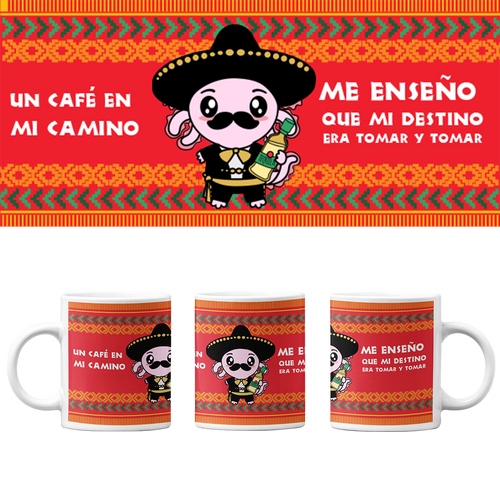 Taza Vers 2 Axolotzin Mariachi Ajolote