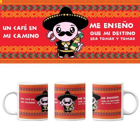 Taza Vers 2 Axolotzin Mariachi Ajolote