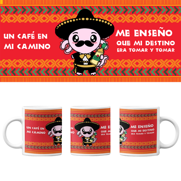 Taza Vers 2 Axolotzin Mariachi Ajolote