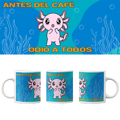 Taza Vers 2 Axolotzin Sorprendido Ajolote