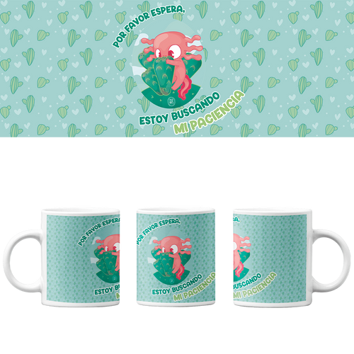 Taza Vers. 2 Ajolotito Nopalito Mirari Chan