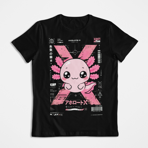 Playera Ajolotito Axolote-X