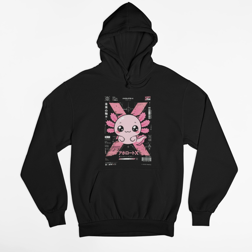 Hoodie Ajolotito Axolote-X Unisex