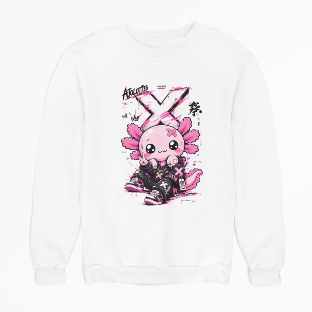 Sudadera Ajolotito Urbano Unisex