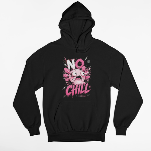 Hoodie Ajolotito No Chill Unisex