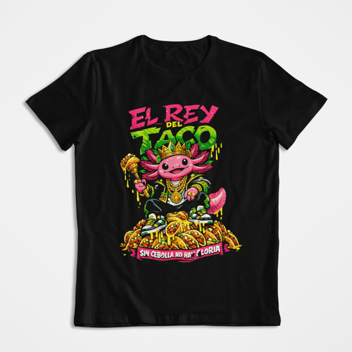 Playera Ajolotito El Rey Taco