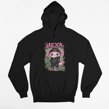 Hoodie Ajolotito Mexa Unisex