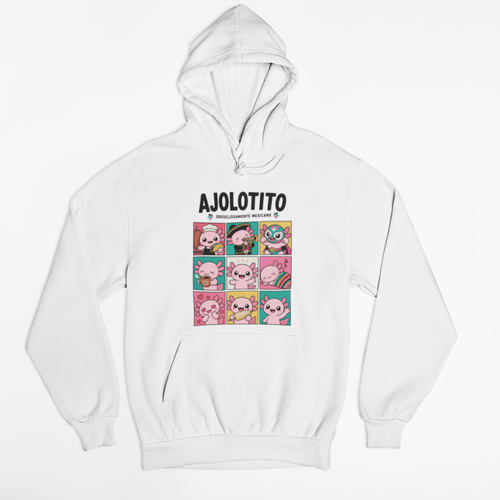 Hoodie Ajolotito Mexicano Unisex