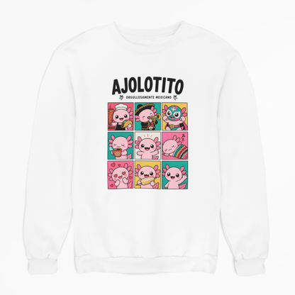Sudadera Ajolotito Mexicano Unisex