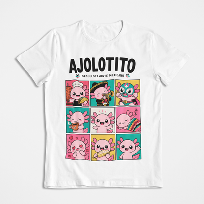 Playera Ajolotito Mexicano