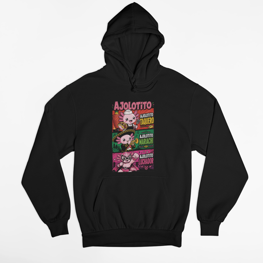 Hoodie Ajolotito Personajes Unisex